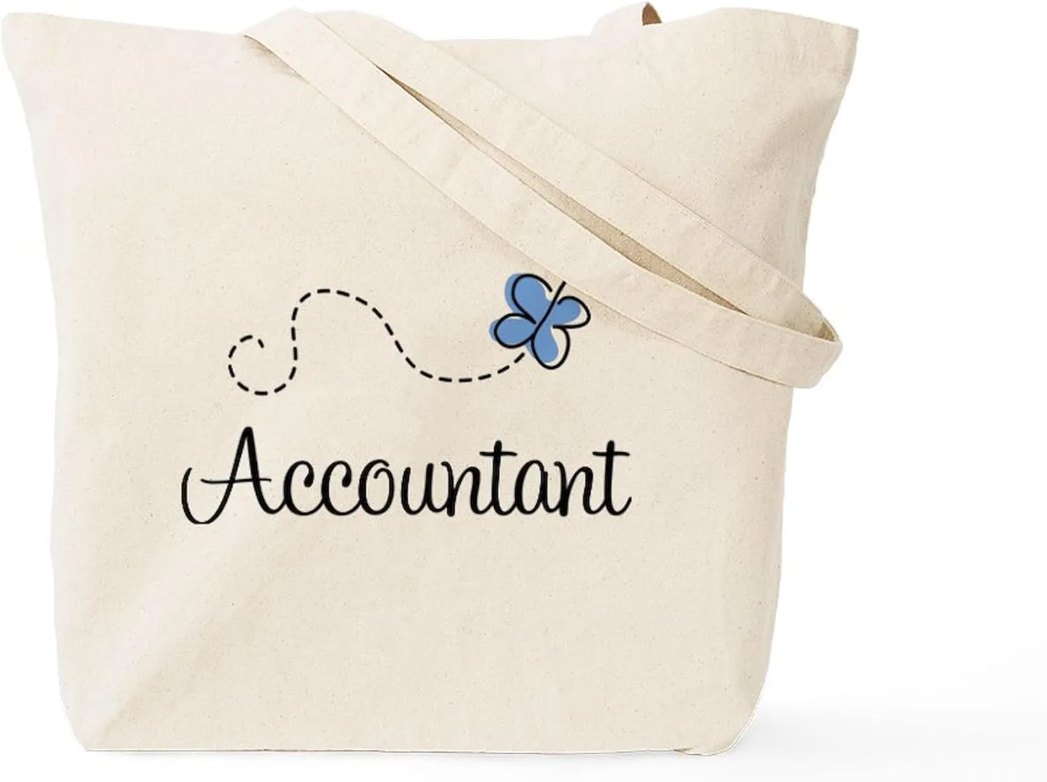 CafePress Pretty Accountant Tote Bag Reusable Natural Beige Canvas Shopping Bag