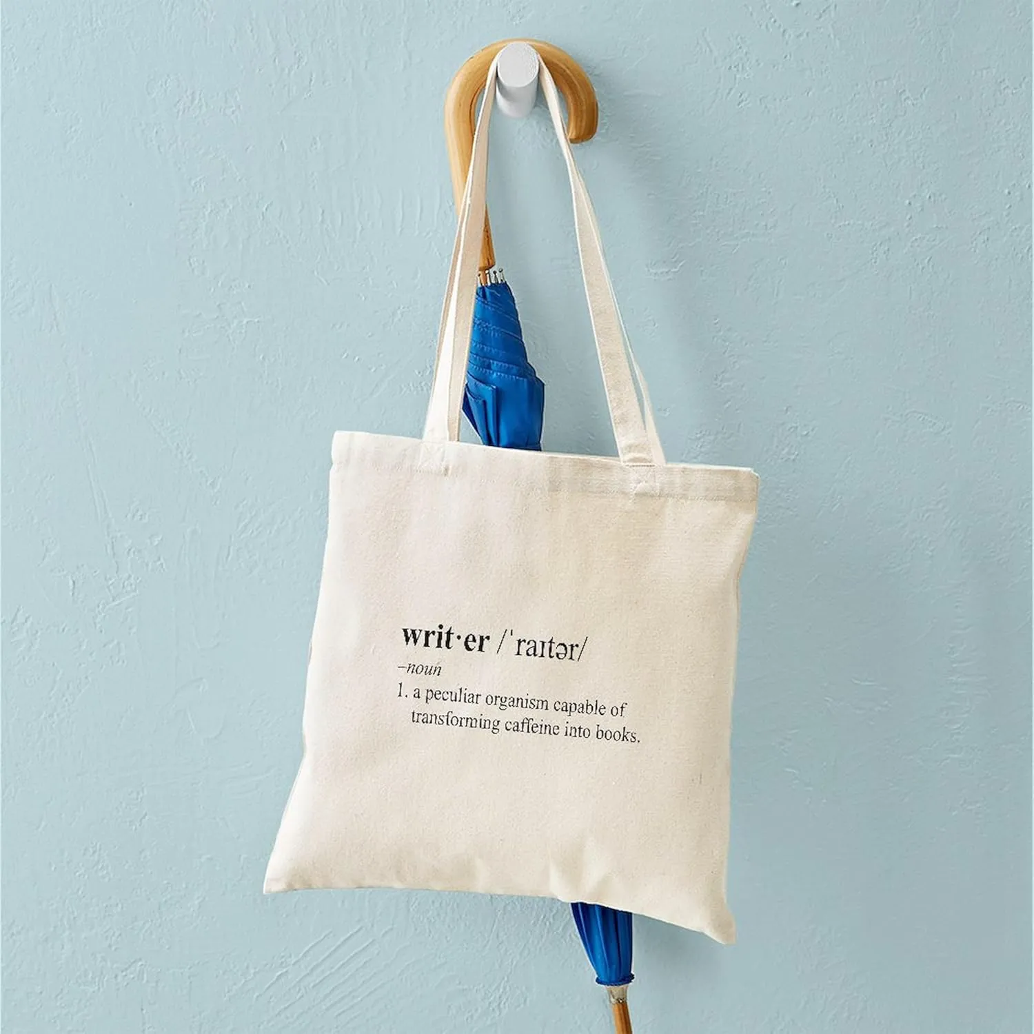 CafePress WRITER Tote Bag Reusable Natural Beige Canvas Shopping Bag
