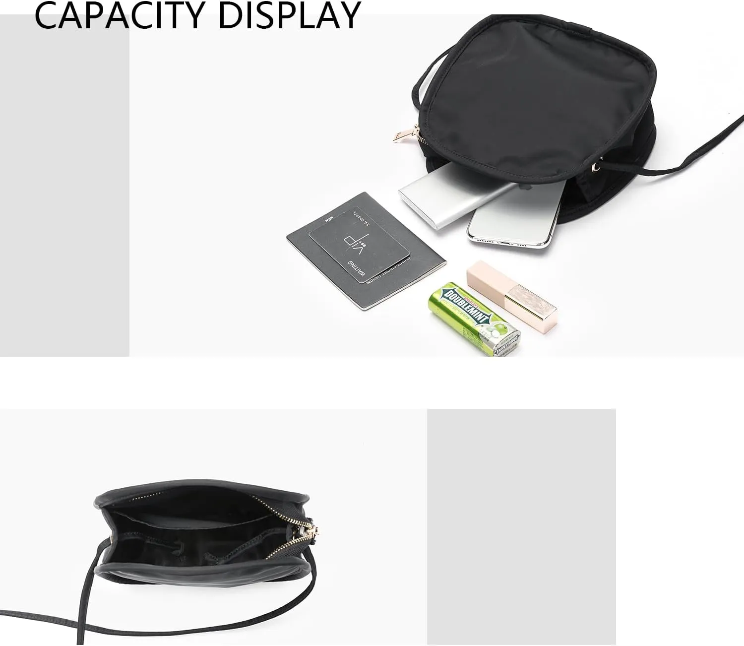 Canvas Small Round Bag—Unique Round Design Women's Crossbody Bags for Fashion and Large Capacity