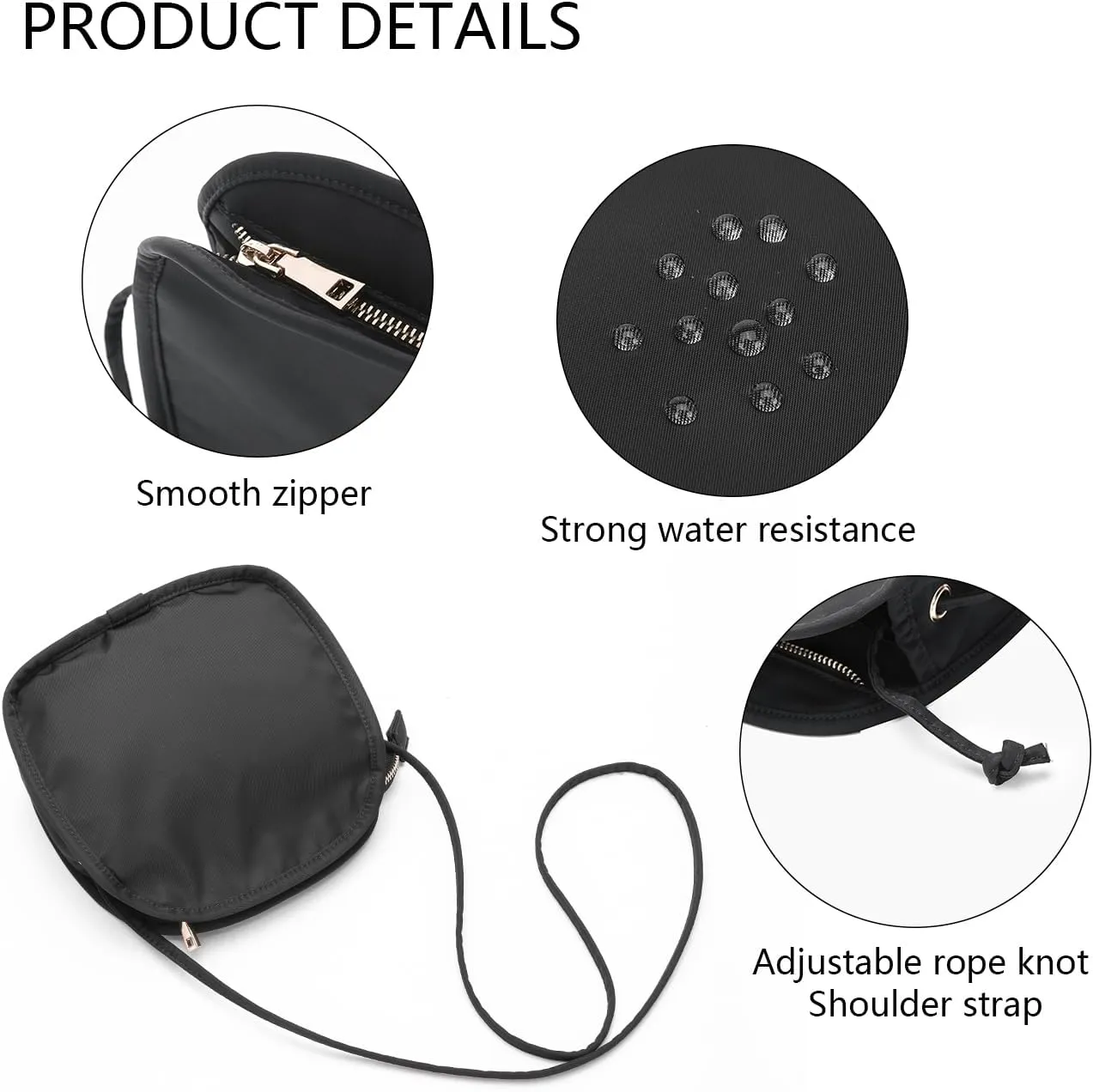 Canvas Small Round Bag—Unique Round Design Women's Crossbody Bags for Fashion and Large Capacity
