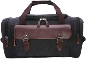 Canvas Travel Duffel Bags Multifunctional Overnight Weekender Bag Large Computer Laptop Adjustable Shoulder Strap