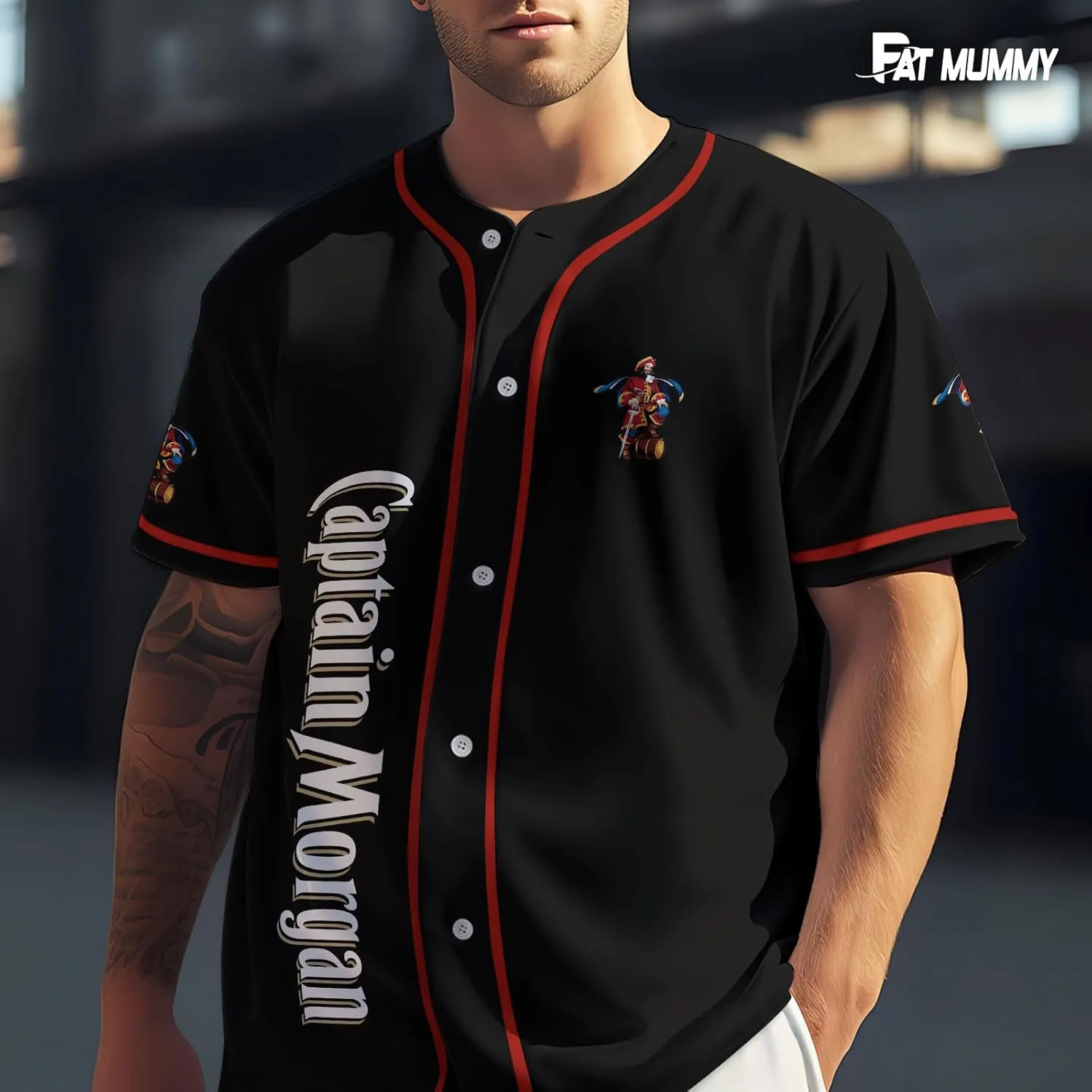 Captain Fan Baseball Jersey, Captain Baseball Jersey Shirt for Women Men, Captain Lover Baseball Shirt