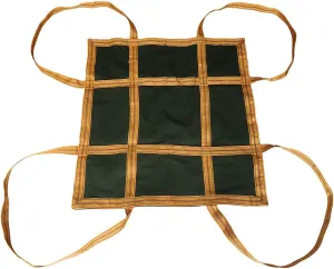 Cargo Lifting Pad Net, Heavy Duty Safety Lifting Cargo Net Lifting Net for Construction Rigging Moving Towing Hoisting Work Gear (39.37 * 39.37inch)
