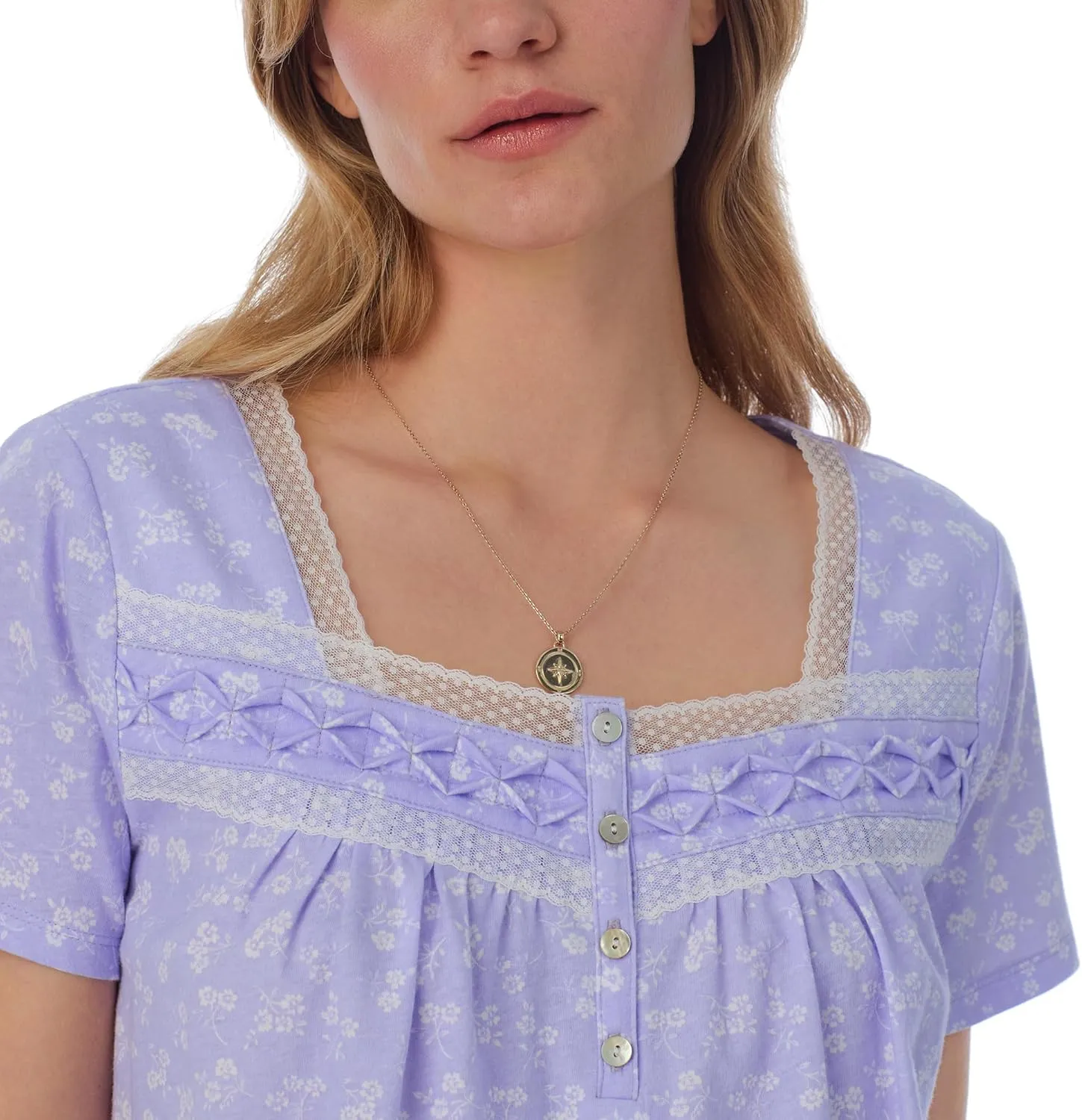 Carole Hochman Pajama Sets for Women 2 Piece Cotton Knit Short Sleeve Long Pant PJ Set