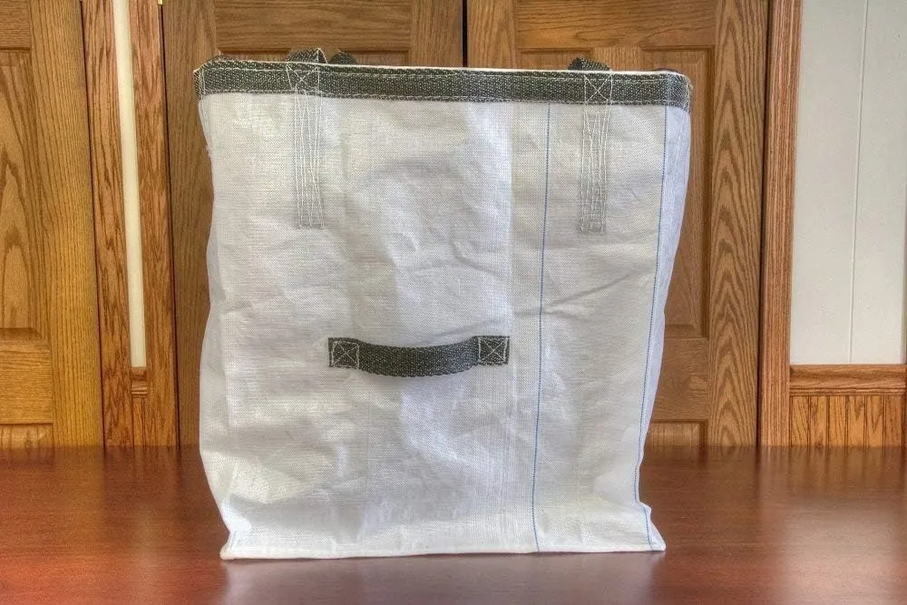 CarryAll Reusable Large Tote Bags, Reuseable Grocery Bags, Square Heavy Duty Collapsible Storage Bins