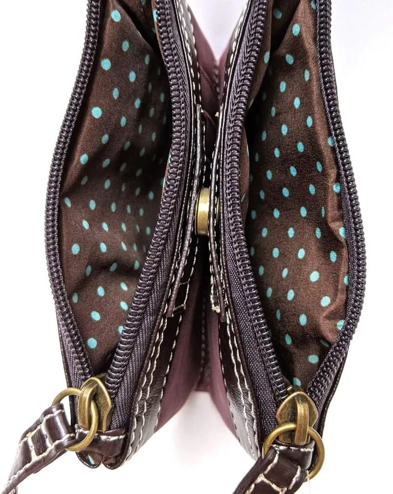 CHALA Double Zip Wallet