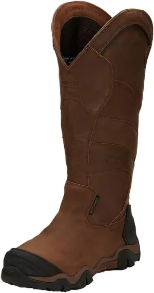 Chippewa Snake Boot Cross Terrain Nano Comp Toe Brown