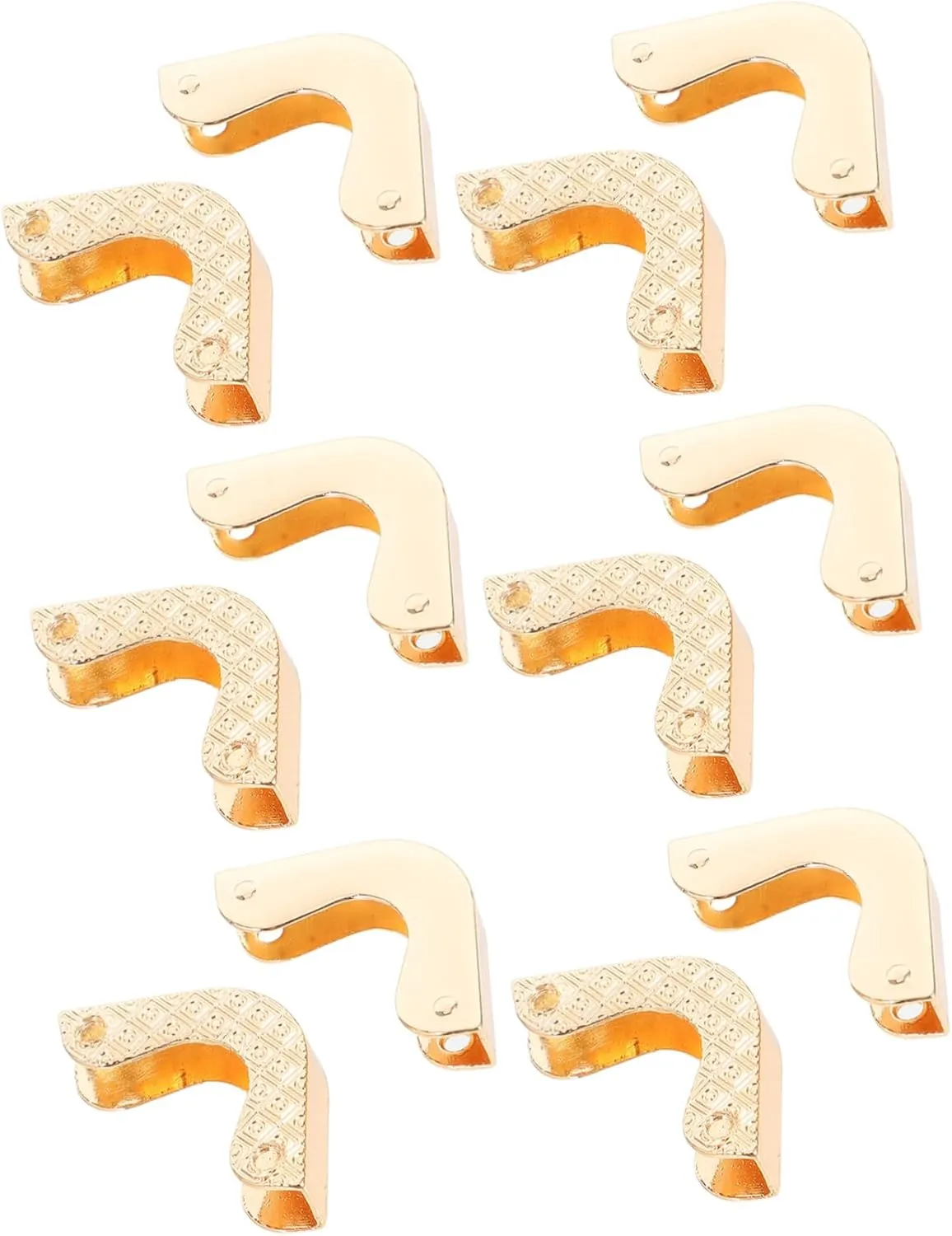 Ciieeo Zinc Alloy Hardware Tail Clips 20pcs Corner Guards Metal Protectors for Boxes Handbags Decorative Safety Corners Easy Install