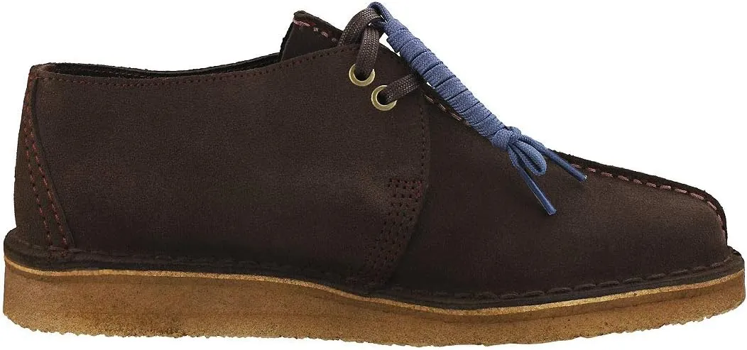 Clarks Men's Desert Trek Wolf Suede Shoes