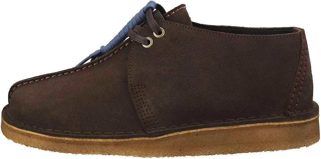 Clarks Men's Desert Trek Wolf Suede Shoes