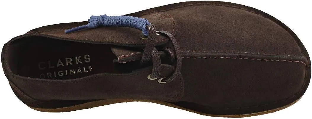 Clarks Men's Desert Trek Wolf Suede Shoes