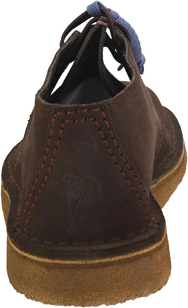 Clarks Men's Desert Trek Wolf Suede Shoes