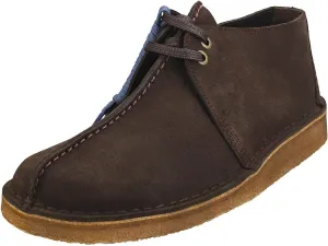 Clarks Men's Desert Trek Wolf Suede Shoes