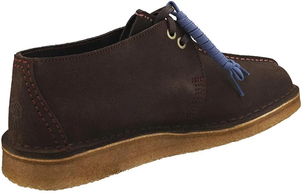 Clarks Men's Desert Trek Wolf Suede Shoes