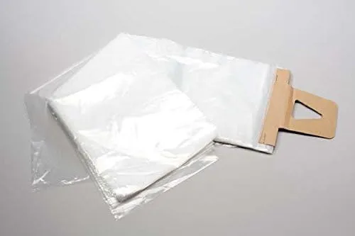 ClearBags LDPE Newspaper Bags, 7.5x21, Clear, 1000 Pack, Plastic Poly Bags for Newspapers, Packaging Sleeves for Flyers Catalogs, Perforated Tear Off, Protect Against Weather Bugs, .8 Mil, NPB3B