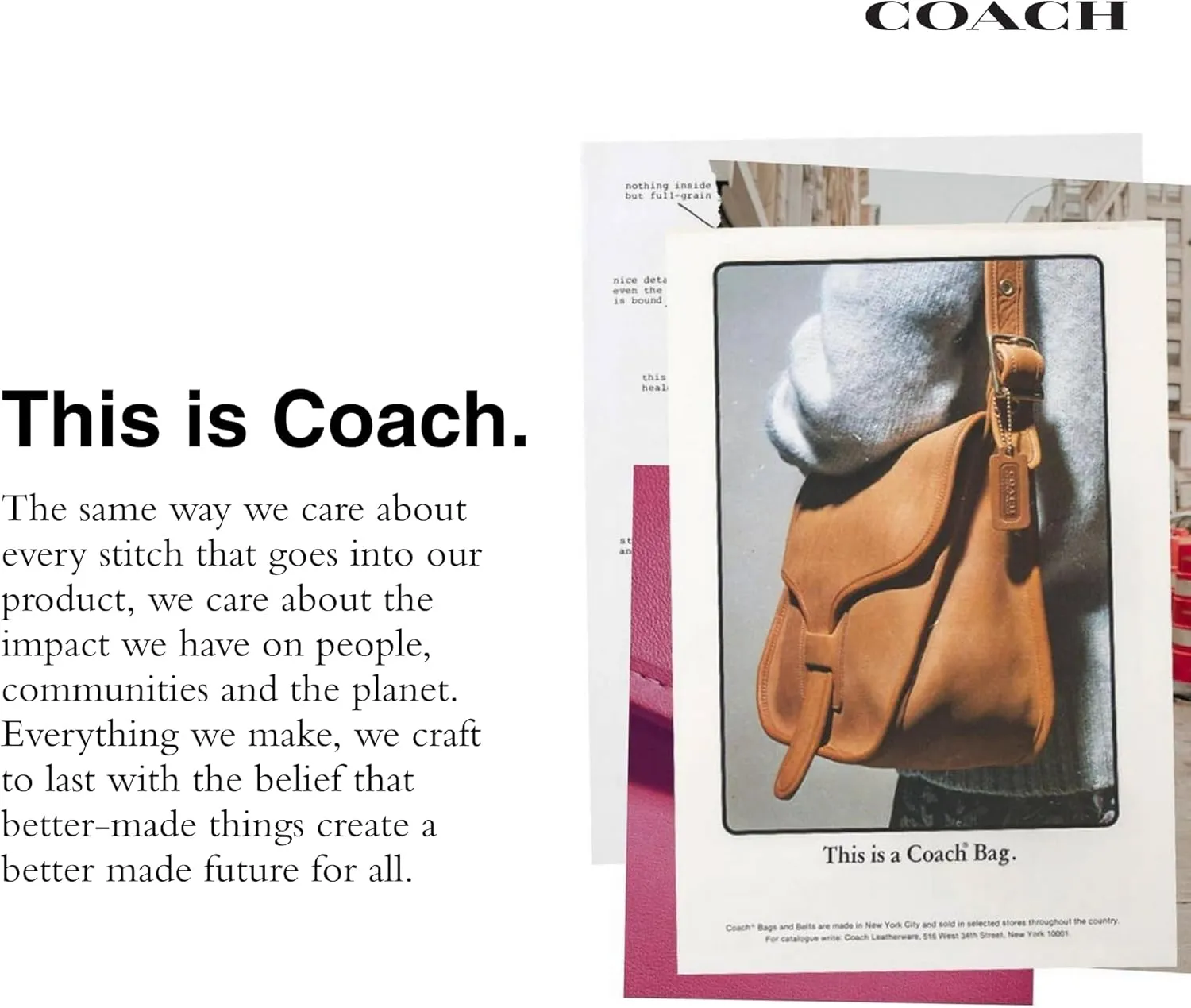 Coach Contrast Trim Attachment Card Case