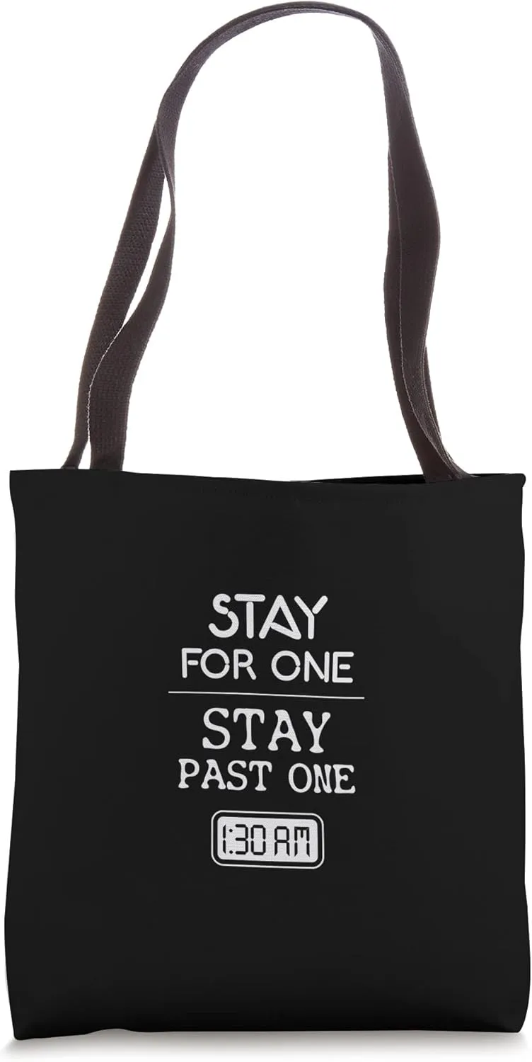 Corner Bar Humor Craft Beer Cocktail Lounge Night Closing Tote Bag