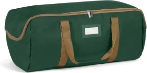 Covermates Keepsakes Garland Duffle Bag – Durable Polyester, Reinforced Handles, Fits up to 25 Foot Garland Depending on Thickness - Holiday Storage, Green