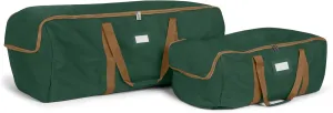 Covermates Keepsakes Garland Duffle Bag – Durable Polyester, Reinforced Handles, Fits up to 25 Foot Garland Depending on Thickness - Holiday Storage, Green