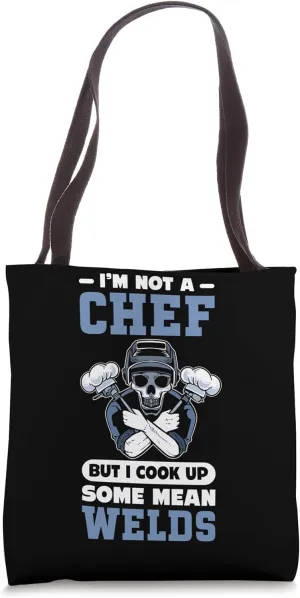 Craftsman Pipe Welder Metalworking Fabricator Tote Bag