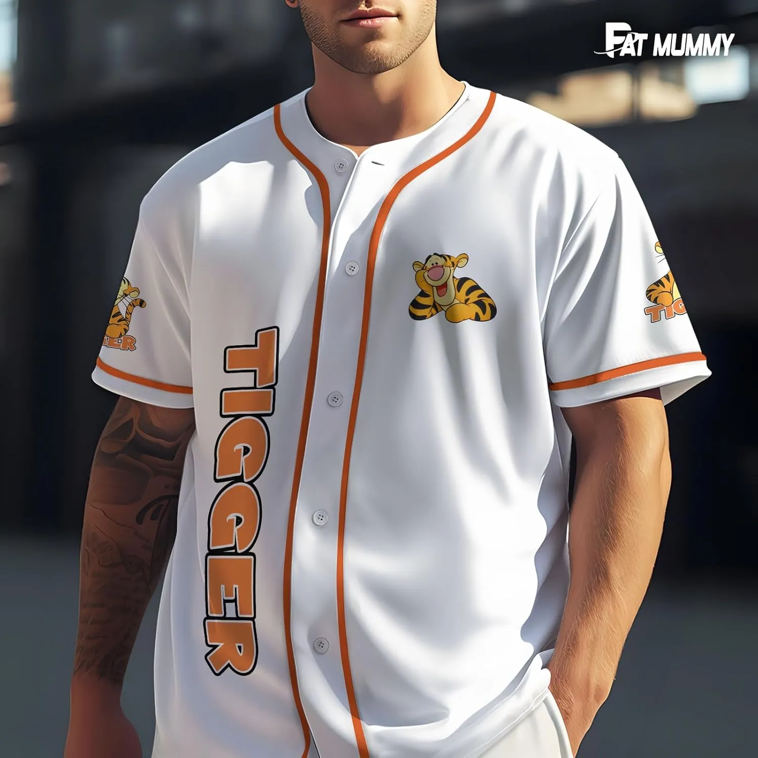 Cute Alien Baseball Jersey, Movie Character Jersey Button Down Shirt, Birthday Gifts for Cartoon Lovers
