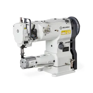 Cylinder Bed Lockstitch Walking Foot Sewing Machine with Foot Height Adjuster