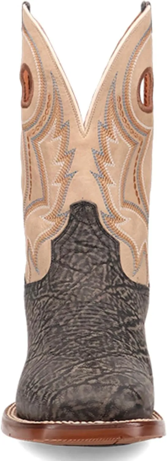 Dan Post Men's Elephant Print Western Boot Broad Square Toe - Dp5184