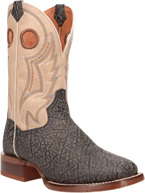Dan Post Men's Elephant Print Western Boot Broad Square Toe - Dp5184