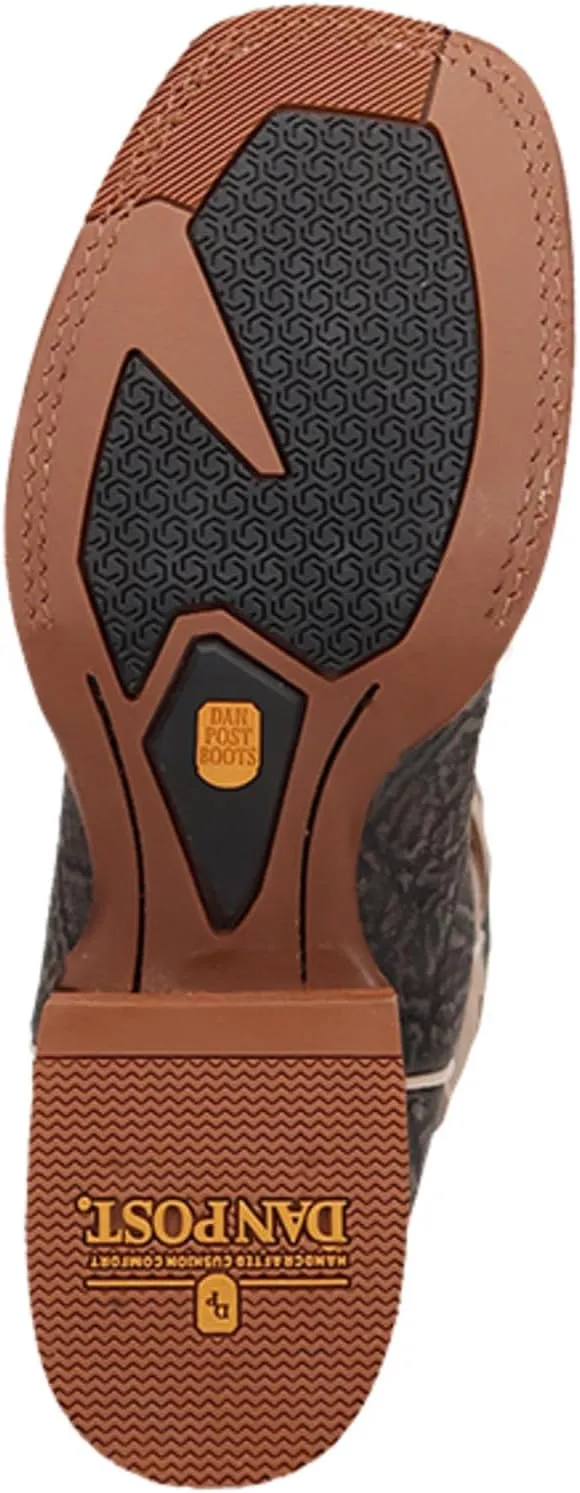 Dan Post Men's Elephant Print Western Boot Broad Square Toe - Dp5184