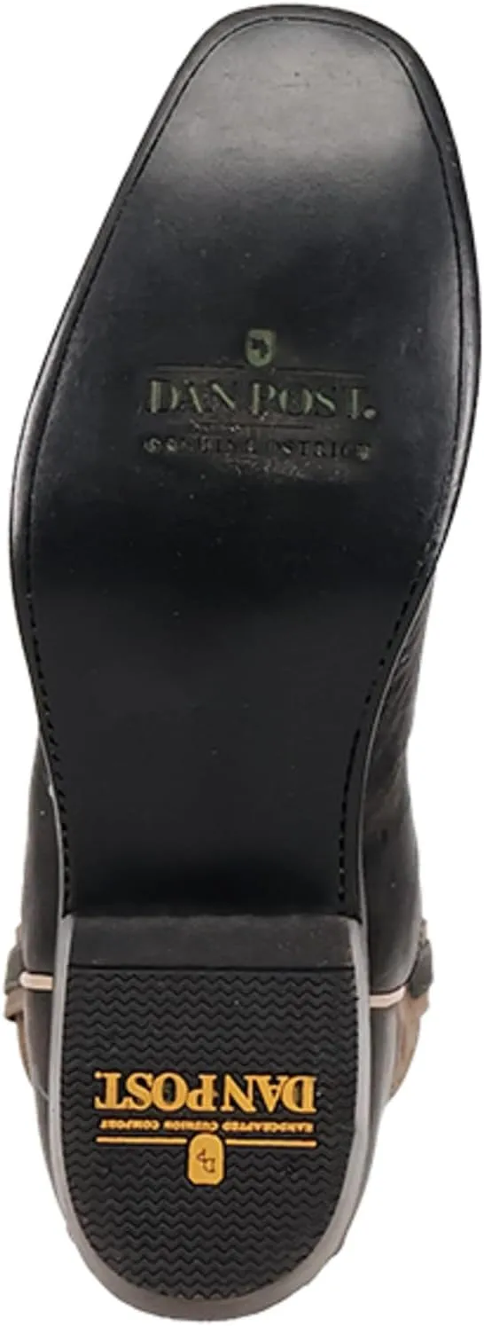 Dan Post Men's Exotic Ostrich Western Boot Square Toe - Dps1111