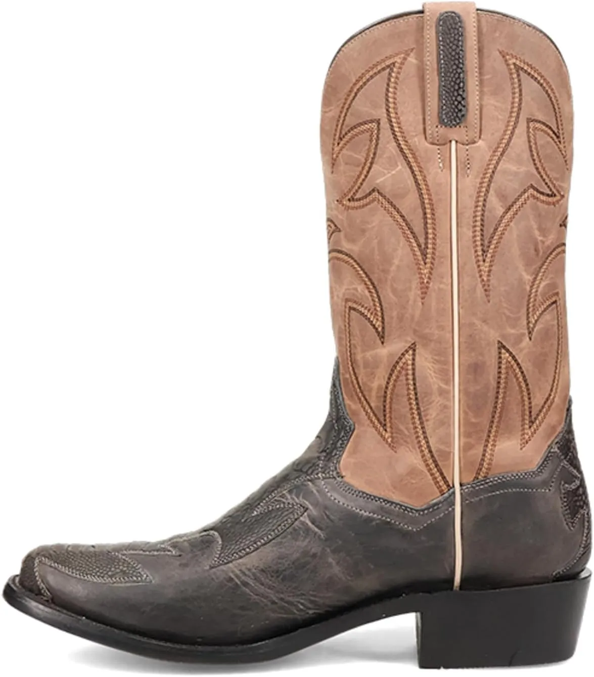 Dan Post Men's Exotic Ostrich Western Boot Square Toe - Dps1111