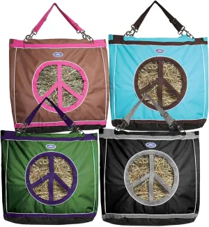 Derby Originals Reflective Peace Luv’in Top Load Hay Bag with Hanging Straps