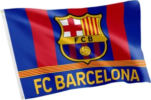 Desert Cactus FC Barcelona Flag Barça Barca Football Futbol Soccer 100% Polyester Indoor Outdoor 3x5 feet Baner (Flag C)