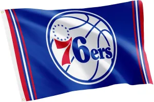 Desert Cactus Philadelphia 76ers Flag Team NBA National Basketball Association 100% Polyester Indoor Outdoor 3x5 feet Flags (Flag K)
