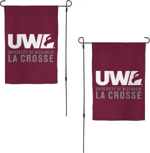 Desert Cactus University of Wisconsin La Crosse UWLC Garden Flag – 19 x 12 inch La Crosse Eagles Banner, For Outdoor Display and Events (Design C)
