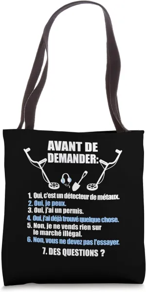 Detectorists Metal-Detectoring French-Canada Detecting Tote Bag