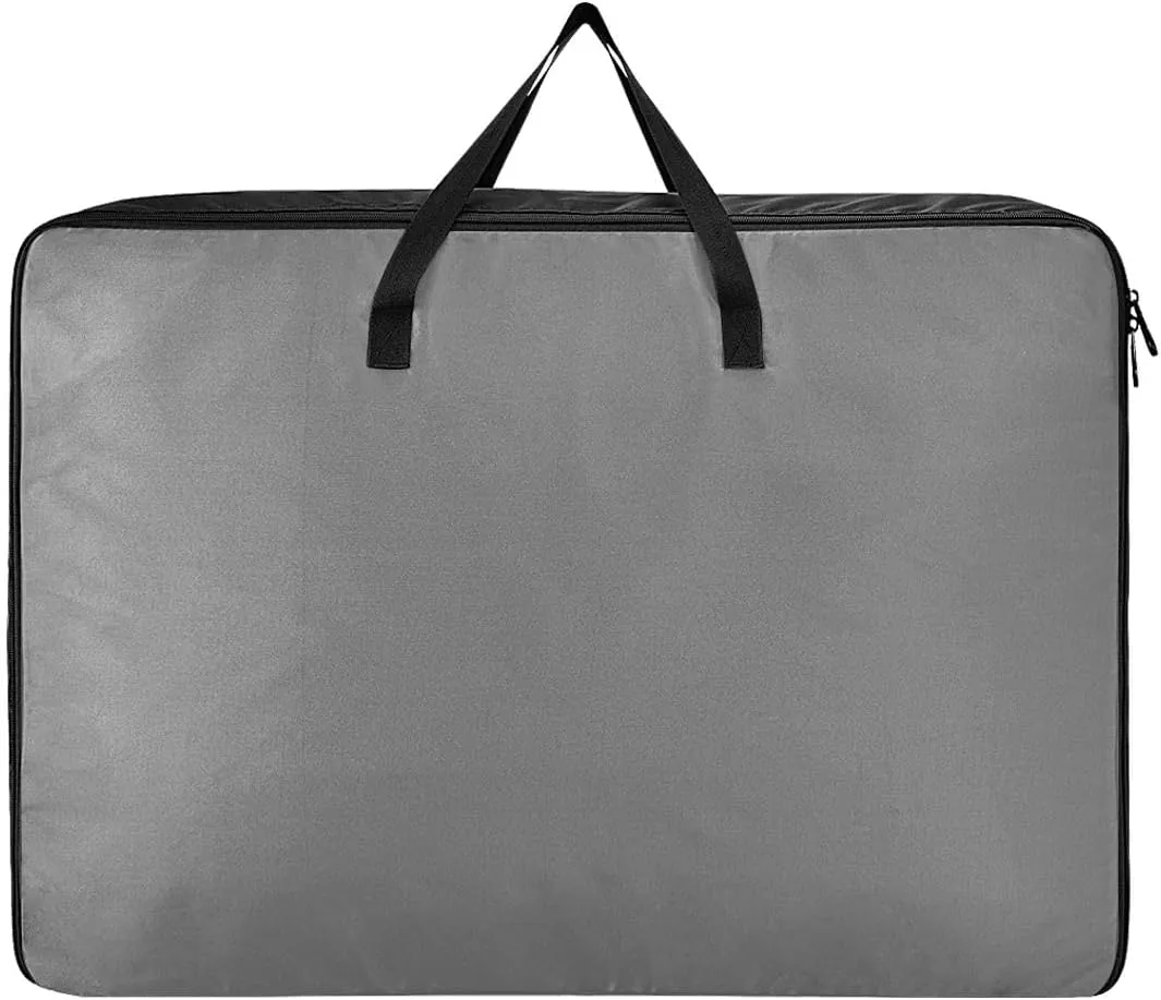 Dim Gray Storage Bags Moving Supplies with Sturdy Handle and Durable Zipper, Zippered Storage Bags for Moving Essential