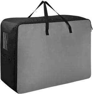 Dim Gray Storage Bags Moving Supplies with Sturdy Handle and Durable Zipper, Zippered Storage Bags for Moving Essential