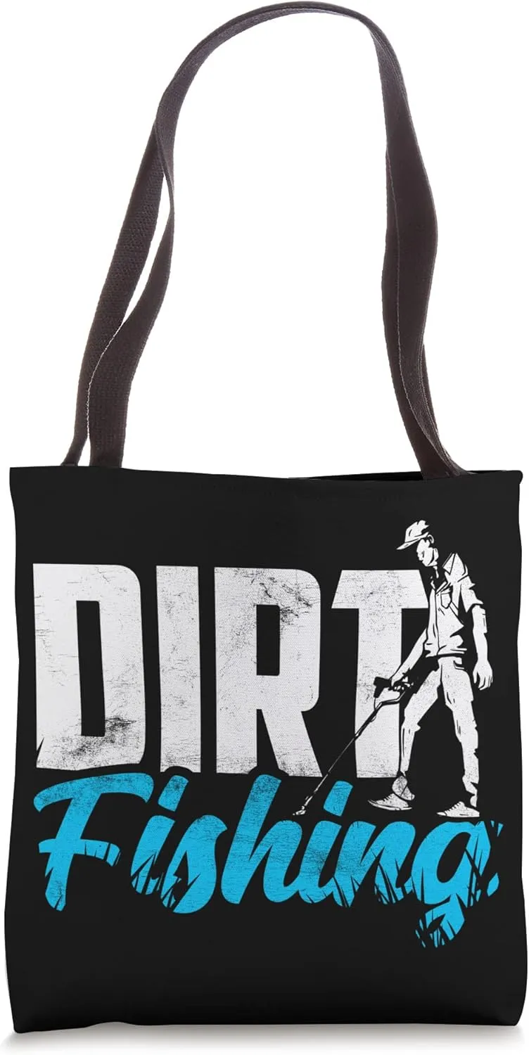 Dirt Fishing Detector Hobby Detection Metal Detecting Tote Bag
