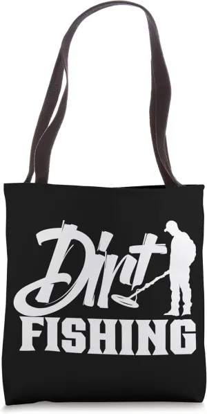 Dirt Fishing Detector Metal Detecting Hobby Detection Tote Bag