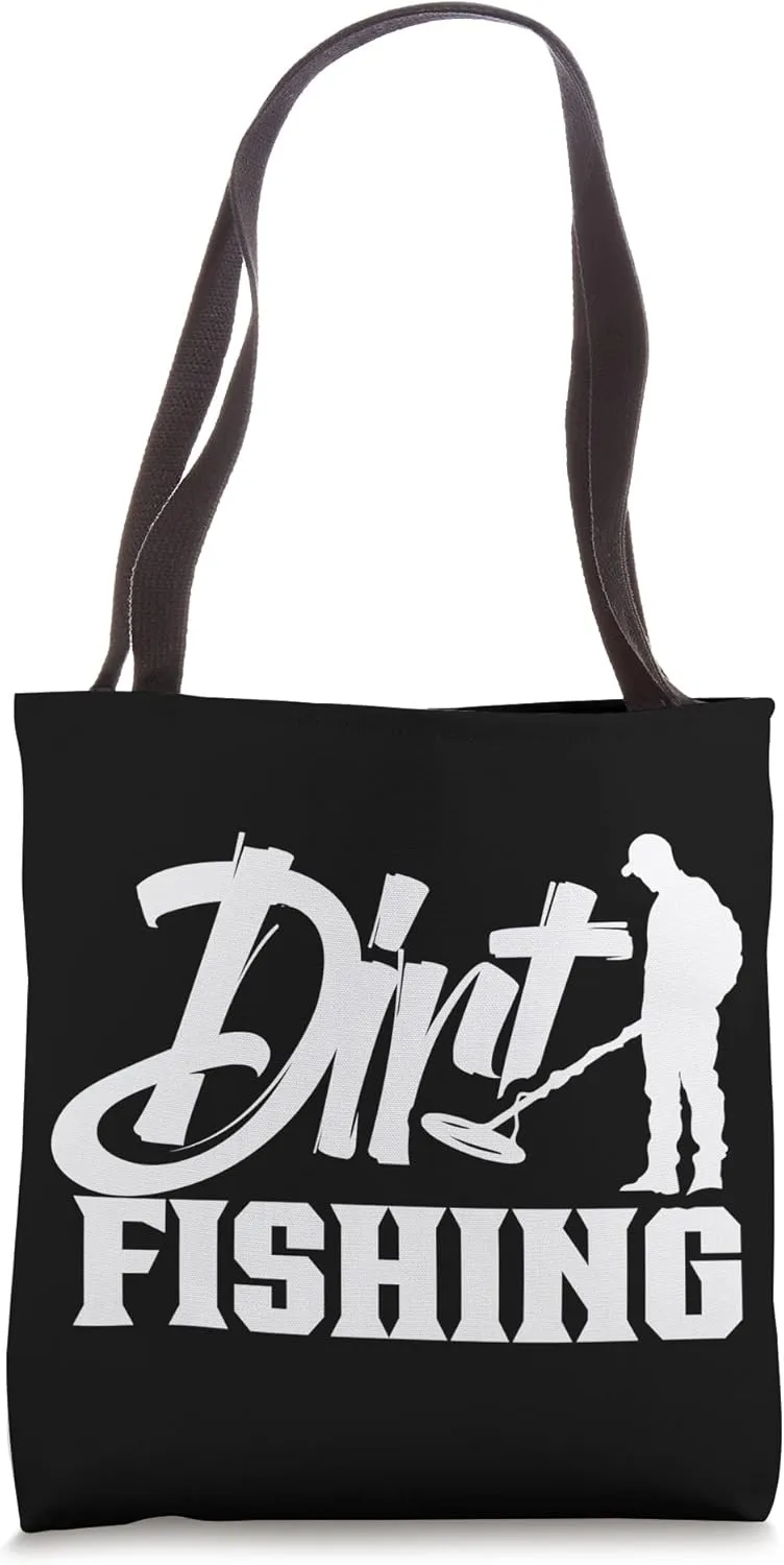 Dirt Fishing Detector Metal Detecting Hobby Detection Tote Bag