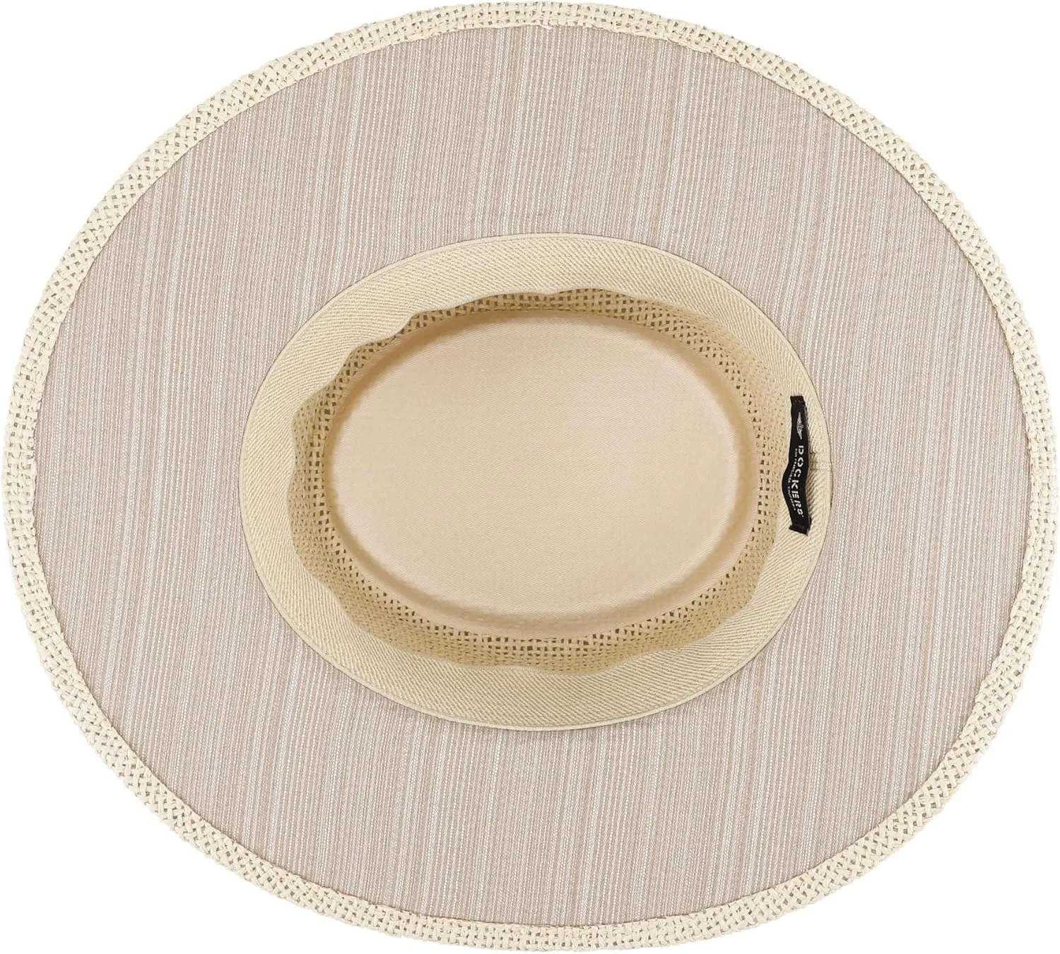 Dockers Men's Straw Fedora and Panama Hat
