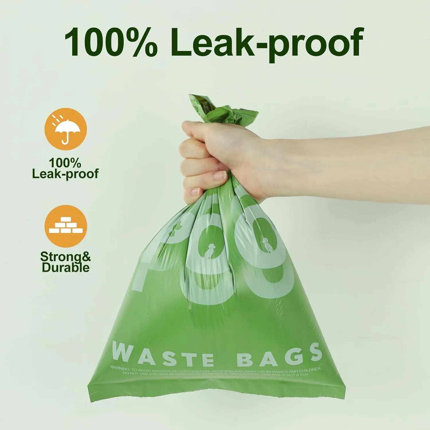 Dog Poop Bags 540Counts, 13"x9" Poop Invisible Dog Waste Bags with Dispenser, Double-layered Thicken Pine Scented Poop Bag Holders for Leashes, Extra Thick and 100% Leak Proof Pet Waste Bags(36 Rolls)