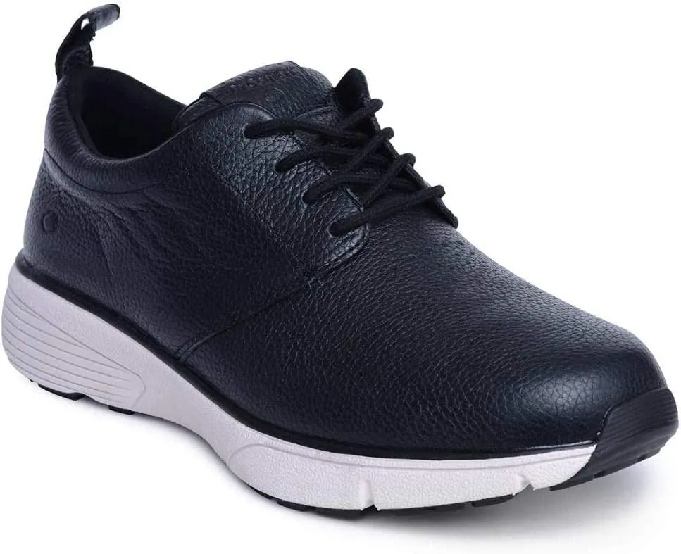 Dr. Comfort Roger Diabetic Shoes for Men-Leather Walking Therapeutic Shoes with Gel Inserts