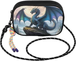 Dragon Rocky Wing Small Crossbody Bags for Women Cell Phone Purses Women's Shoulder Handbag Wallet Purse