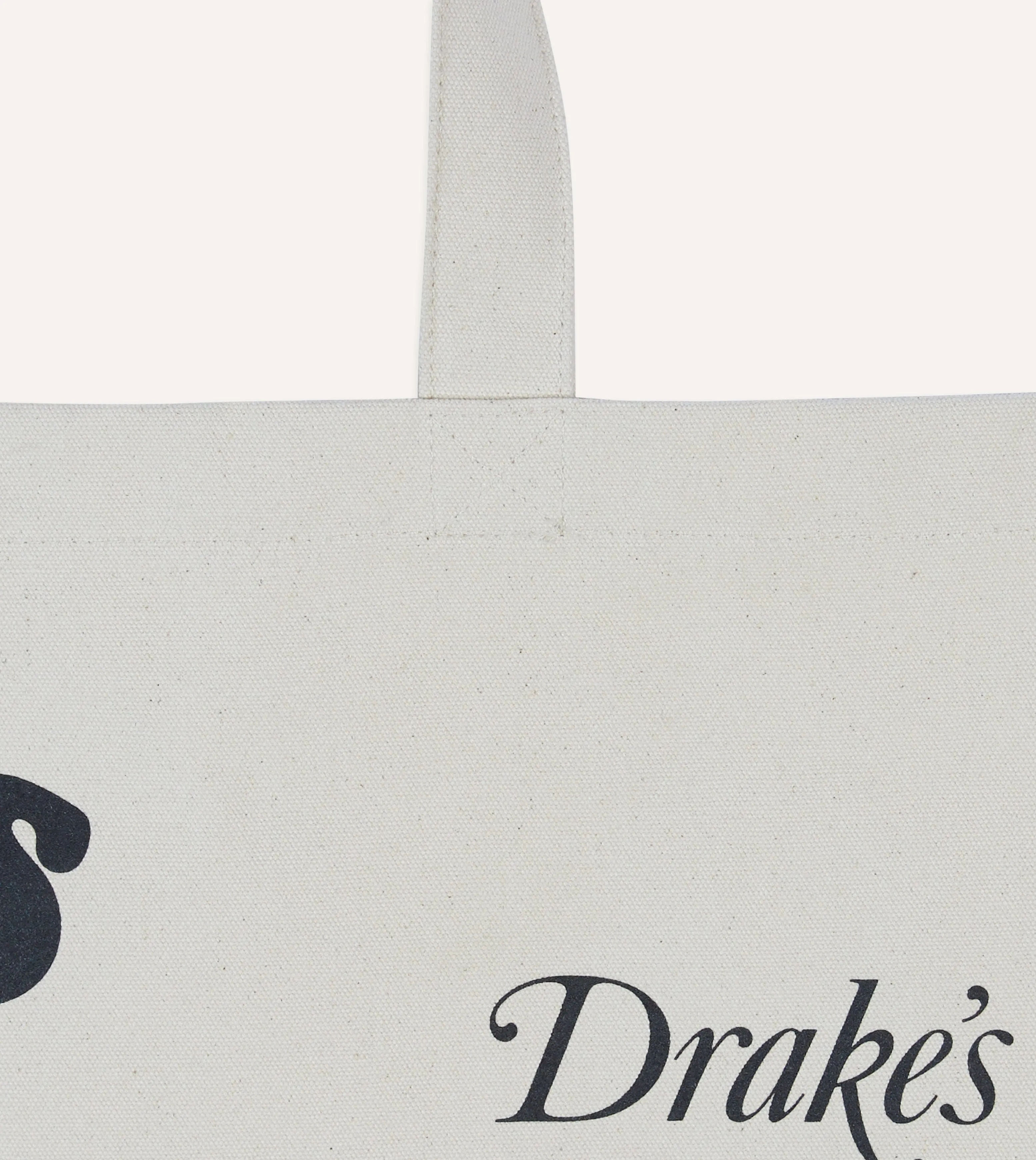 Drake's & Mr Camel Ecru Tote Bag