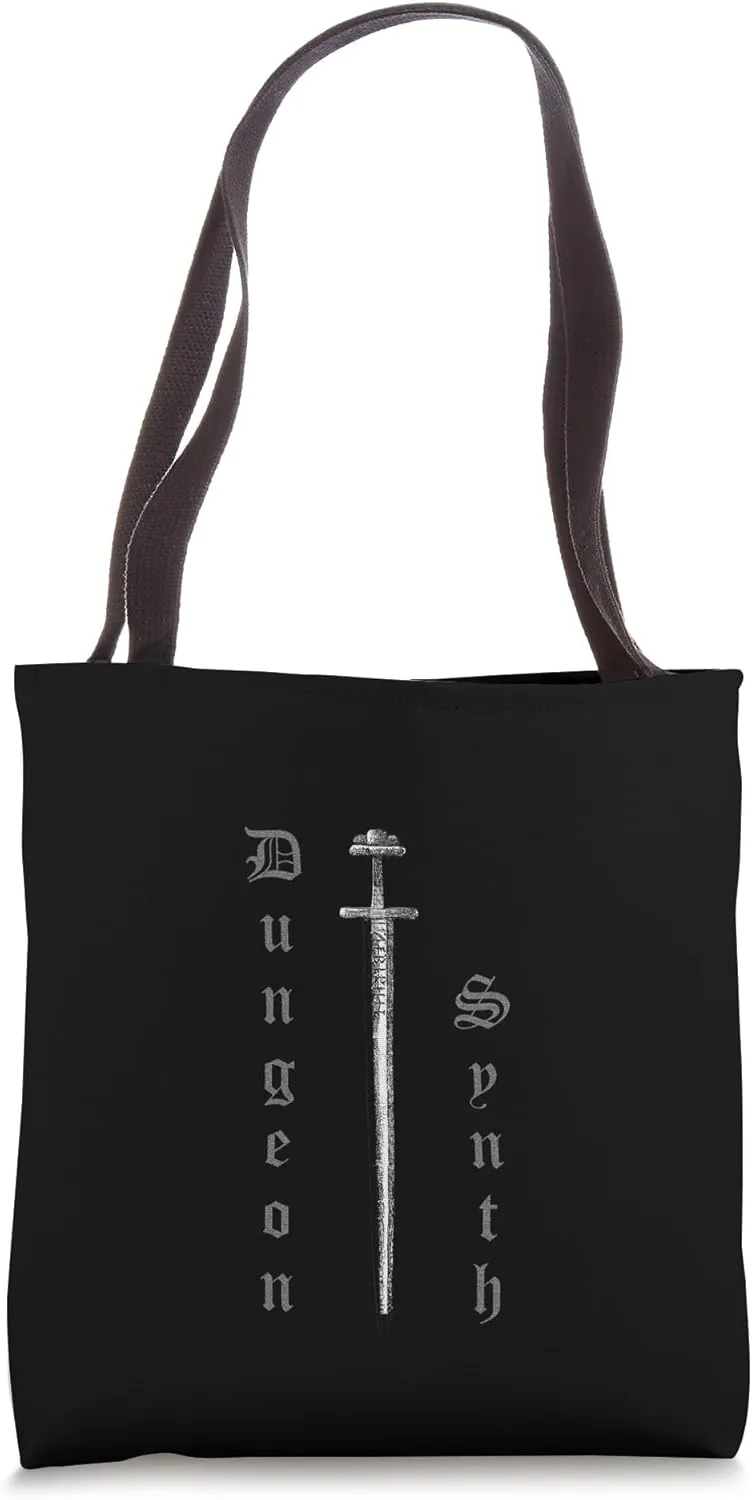 Dungeon Synth Weapon Sword Dark Ambient Old-School Music Tote Bag