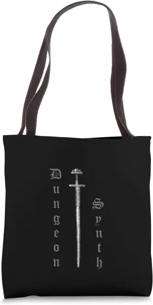 Dungeon Synth Weapon Sword Dark Ambient Old-School Music Tote Bag