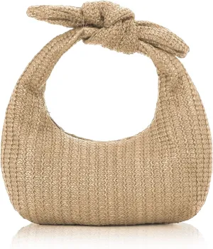 Emprier Bow Clutch Purse for Women Summer Beach Handbags Woven Clutch for Party Wedding Vacation 2025