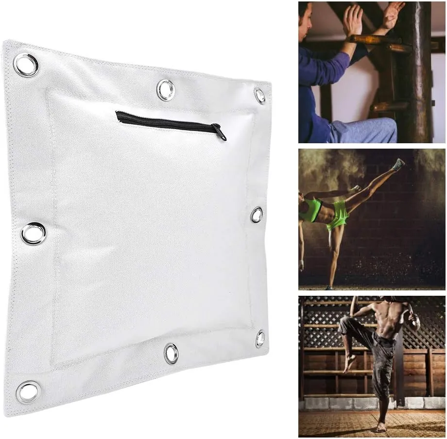 Empty Sand Bag Sanda Sand Bag Canvas Punch Bag Sand Bag, Wing Chun Wall Target, Reliable for Kung Fu Students Sanda Training